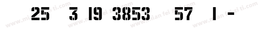 NumbersClaimcheck Regular字体转换